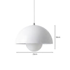 Nowoczesna kolorowa lampa wisząca z kopułą