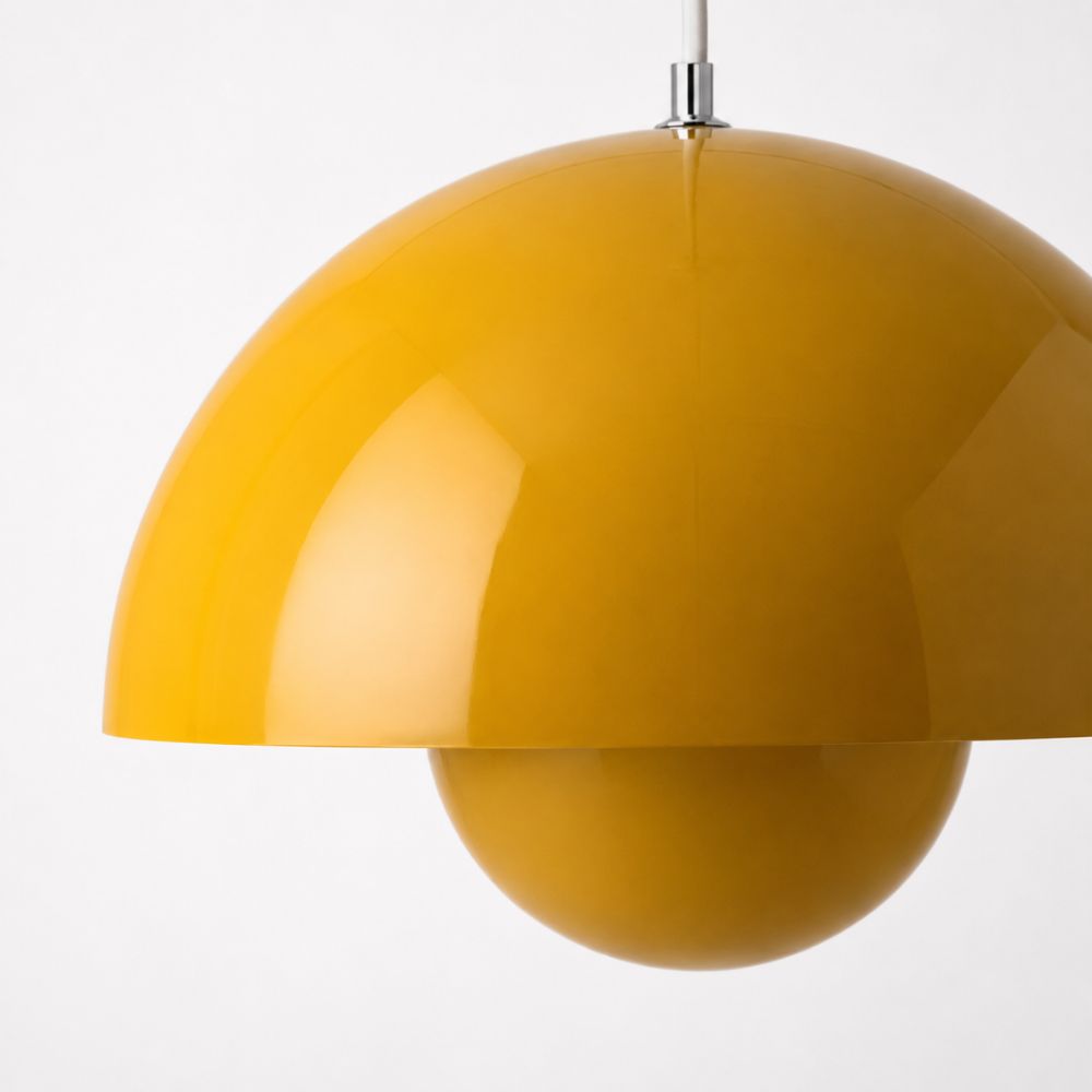 Nowoczesna kolorowa lampa wisząca z kopułą