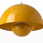 Nowoczesna kolorowa lampa wisząca z kopułą
