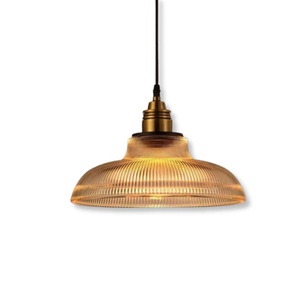 Lampa Wisząca Szklana w Stylu Vintage