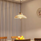 Lampa Wisząca Szklana w Stylu Vintage