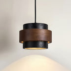 Lampa wisząca z prążkowanego szkła