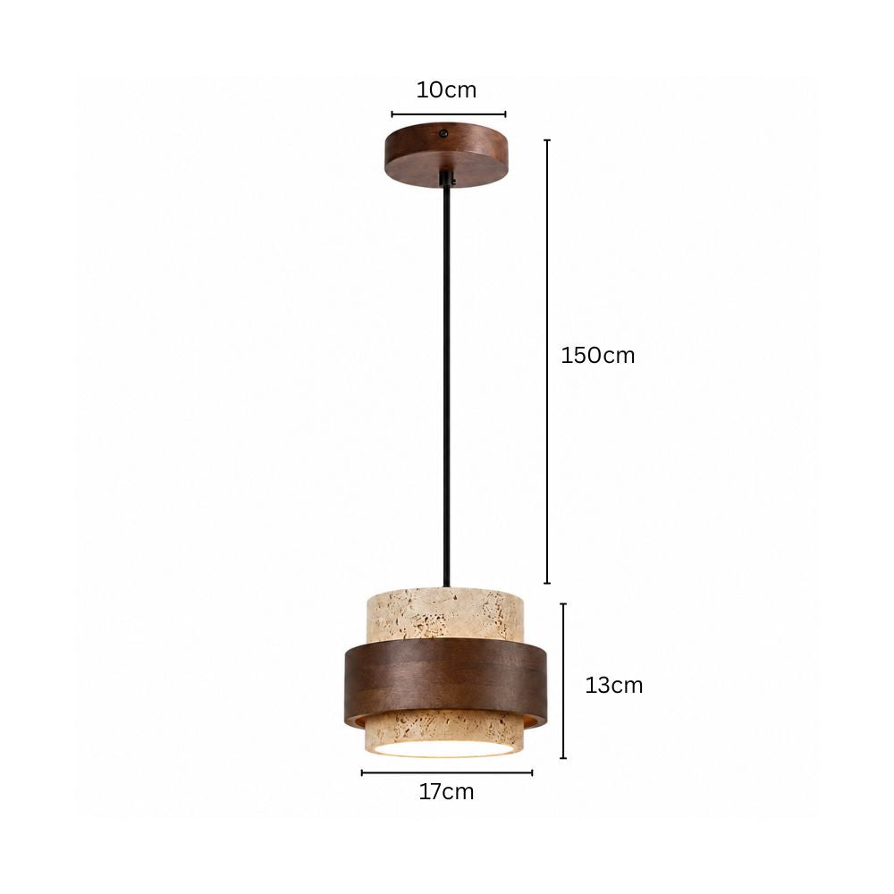Lampa wisząca z prążkowanego szkła