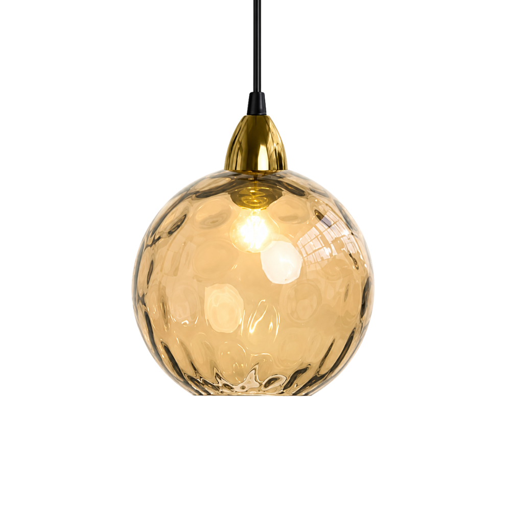 Kolorowa szklana lampa wisząca do nowoczesnych wnętrz