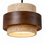 Lampa wisząca z prążkowanego szkła
