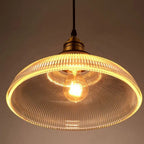 Lampa Wisząca Szklana w Stylu Vintage