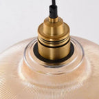 Lampa Wisząca Szklana w Stylu Vintage