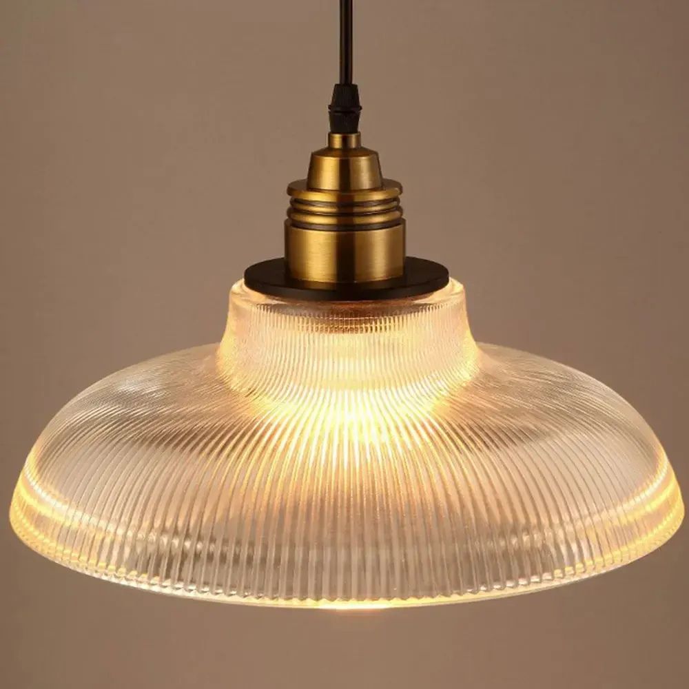 Lampa Wisząca Szklana w Stylu Vintage