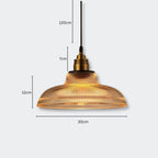Lampa Wisząca Szklana w Stylu Vintage