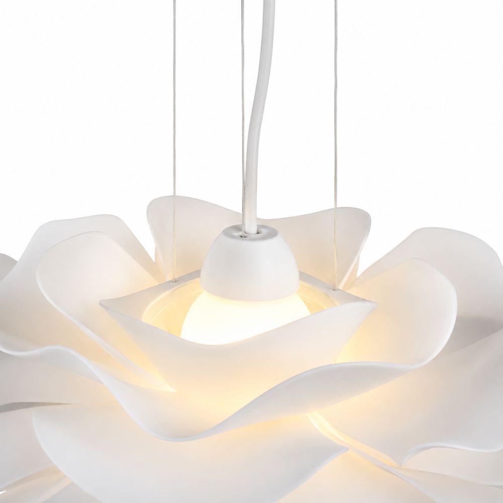 Kwiatowa akrylowa lampa wisząca