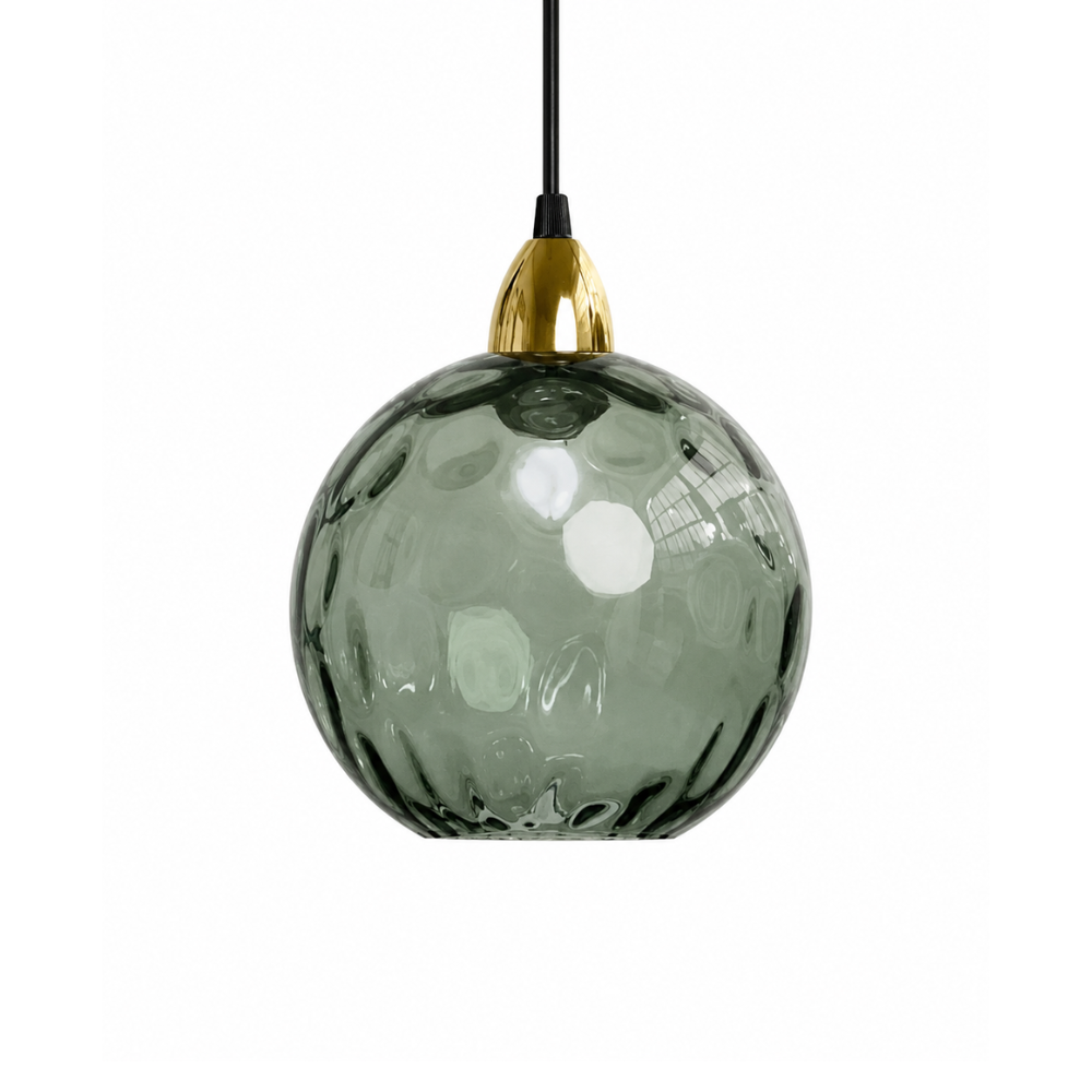 Kolorowa szklana lampa wisząca do nowoczesnych wnętrz