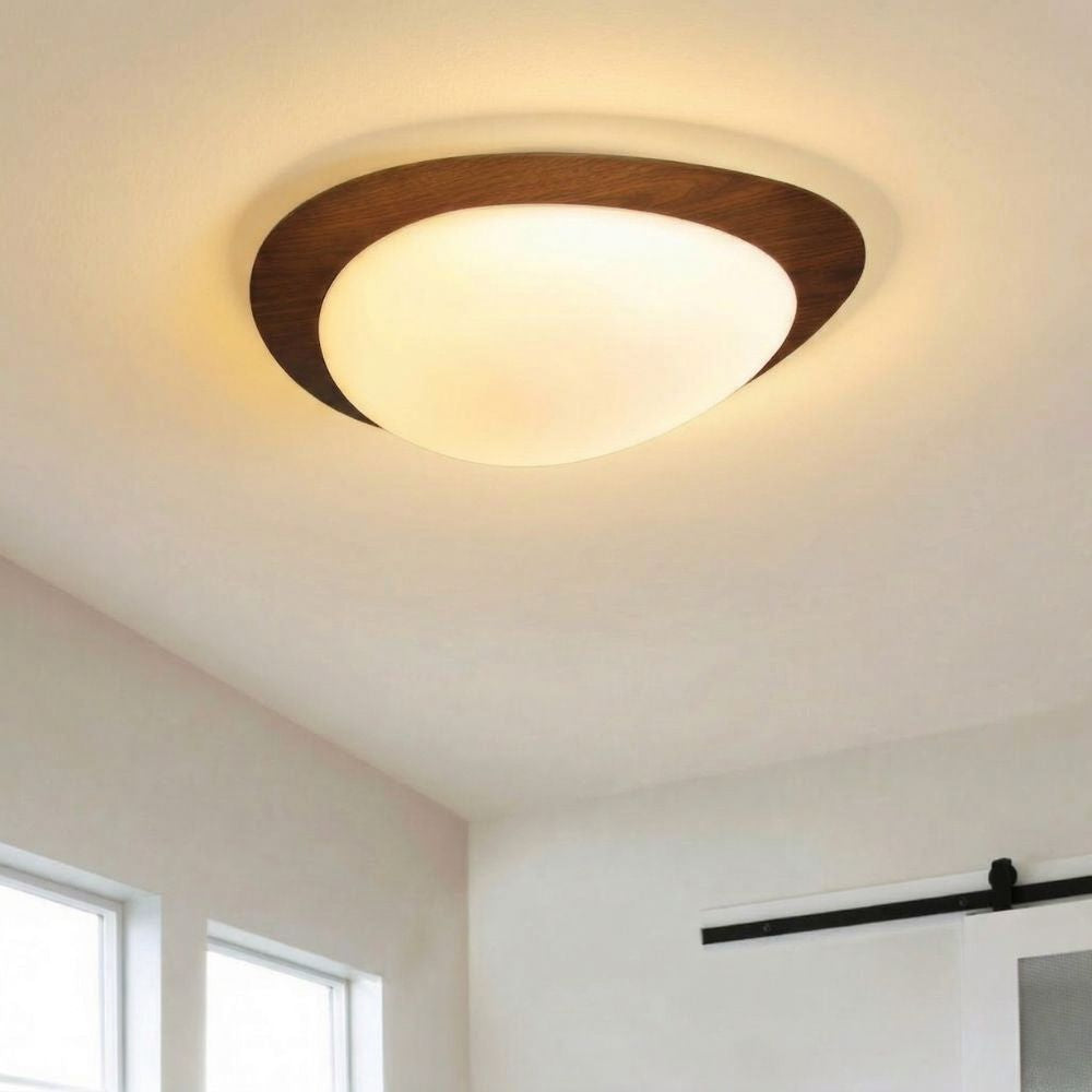 Lampa Sufitowa Drewniana Scandinavian LED
