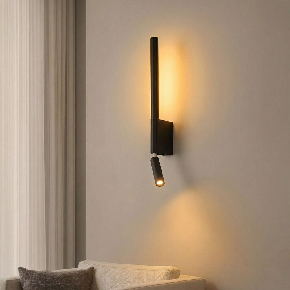 Nowoczesna lampa ścienna LED z podwójnym strumieniem światła