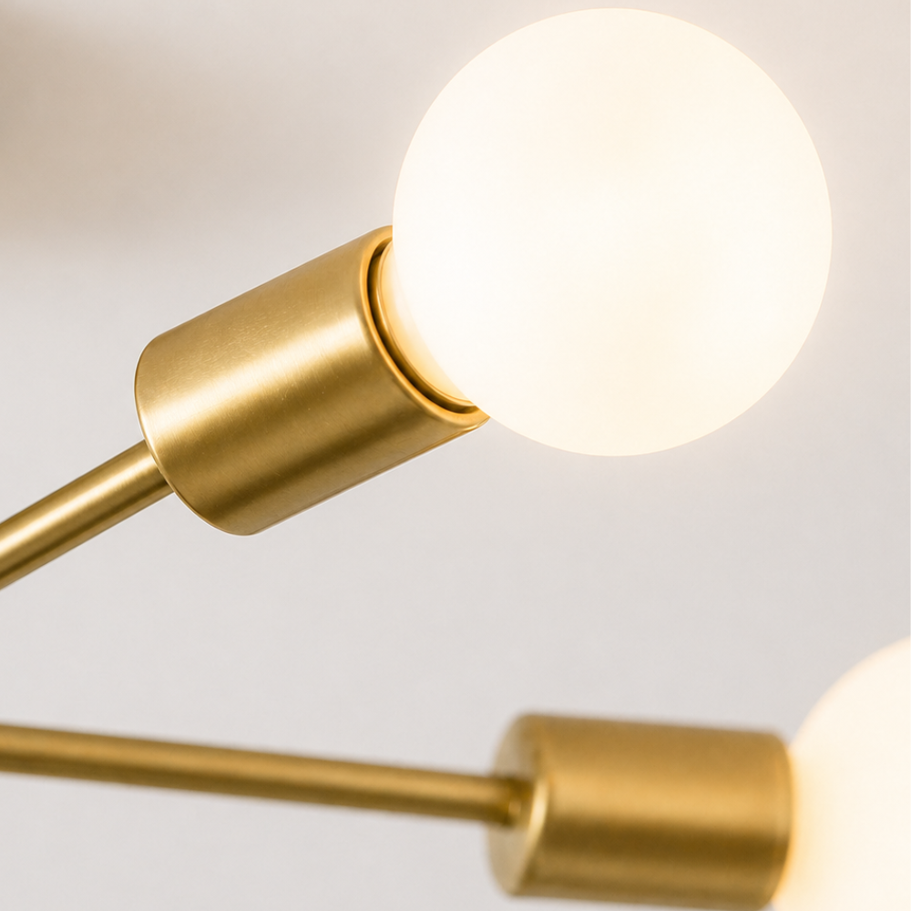 Minimalistyczna nowoczesna lampa sufitowa LED w stylu skandynawskim