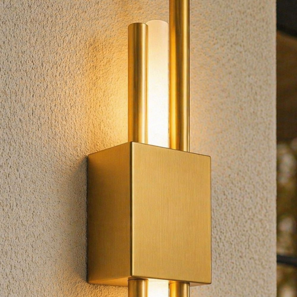 Nowoczesna Lampa Ścienna LED z Metalową Ramą
