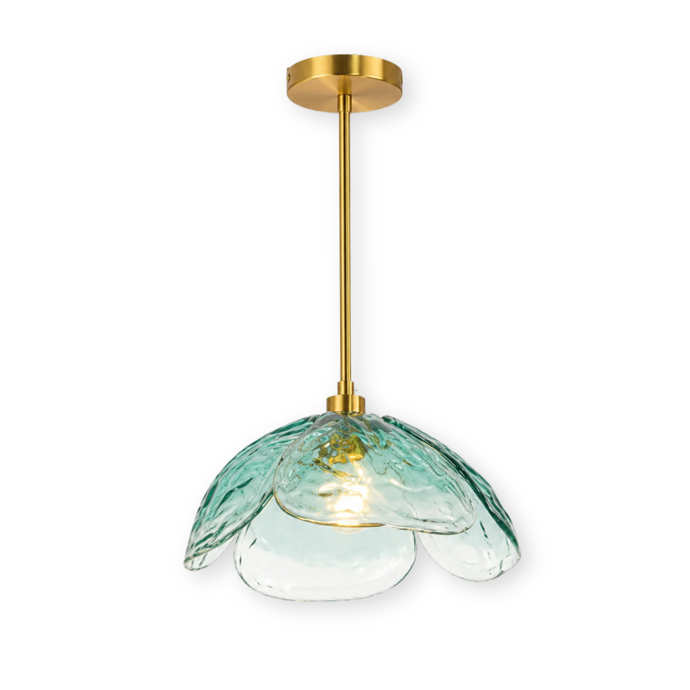 Artystyczna przytulna lampa wisząca w kształcie płatka