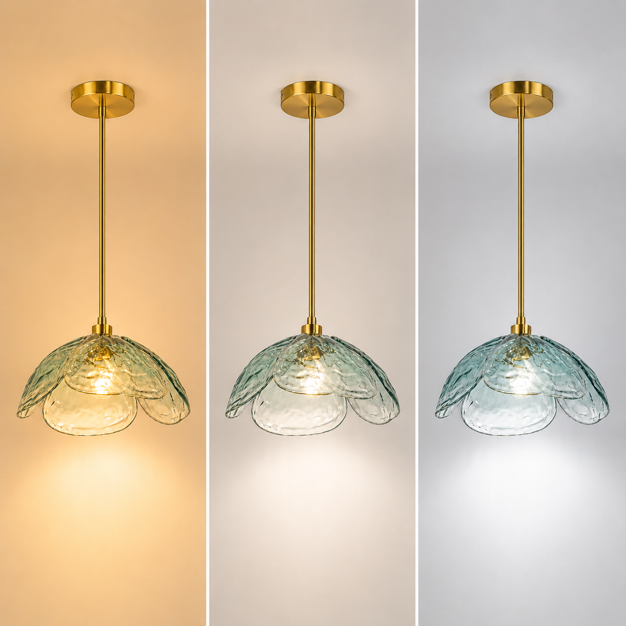 Artystyczna przytulna lampa wisząca w kształcie płatka