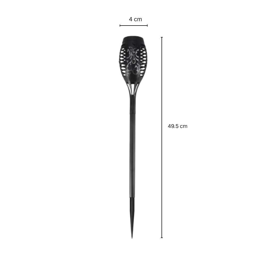 Lampa zewnętrzna LED Solar Flame Torch – wodoodporna lampa ogrodowa