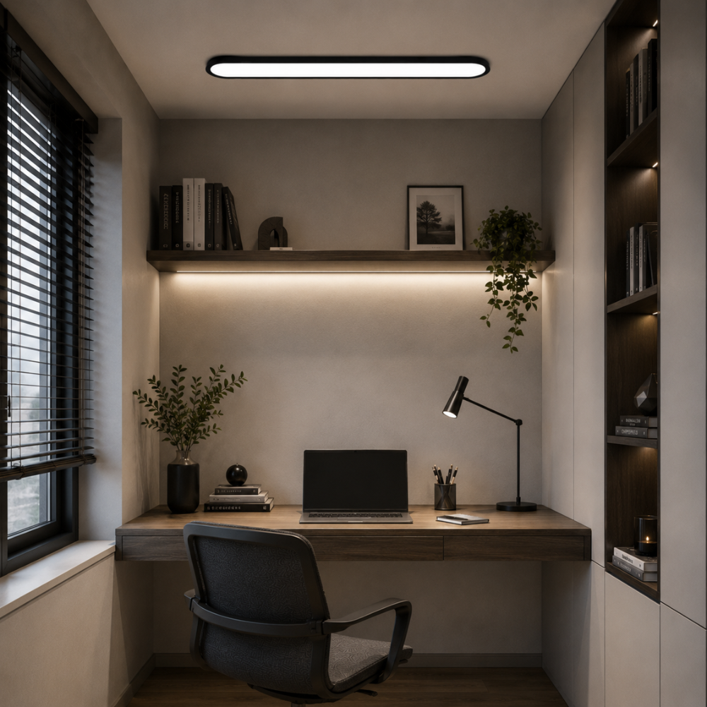 Nowoczesna ultracienka lampa sufitowa LED – elegancka i smukła