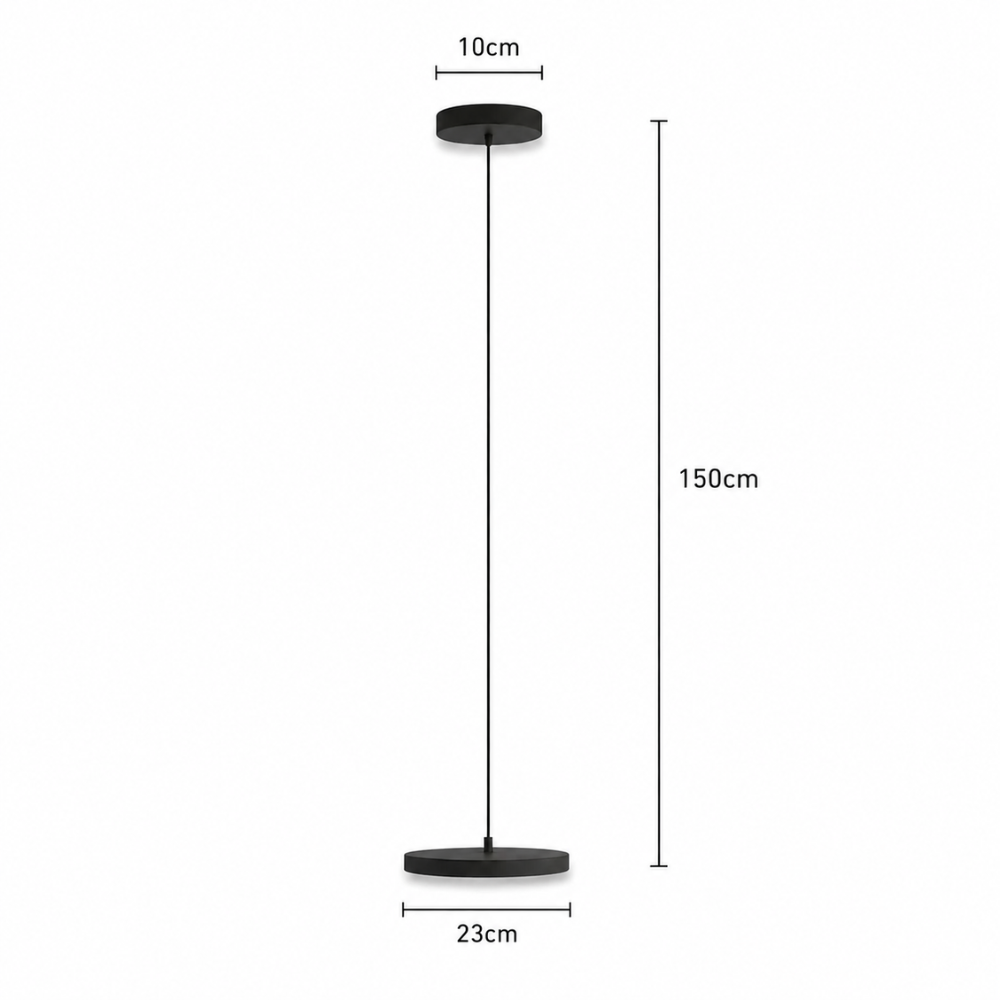 Nowoczesna liniowa lampa sufitowa led