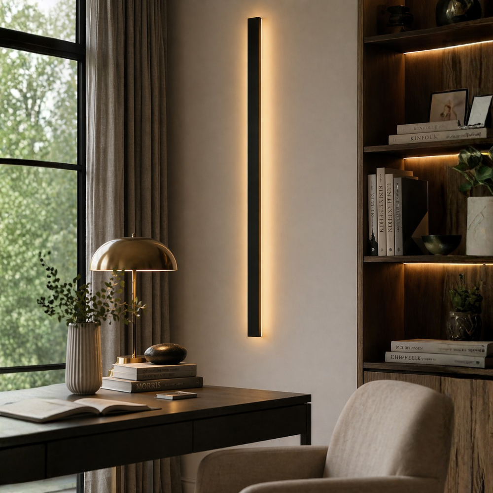 Nowoczesna lampa ścienna LED góra dół