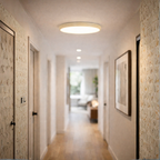 Okrągła lampa sufitowa LED o minimalistycznym designie