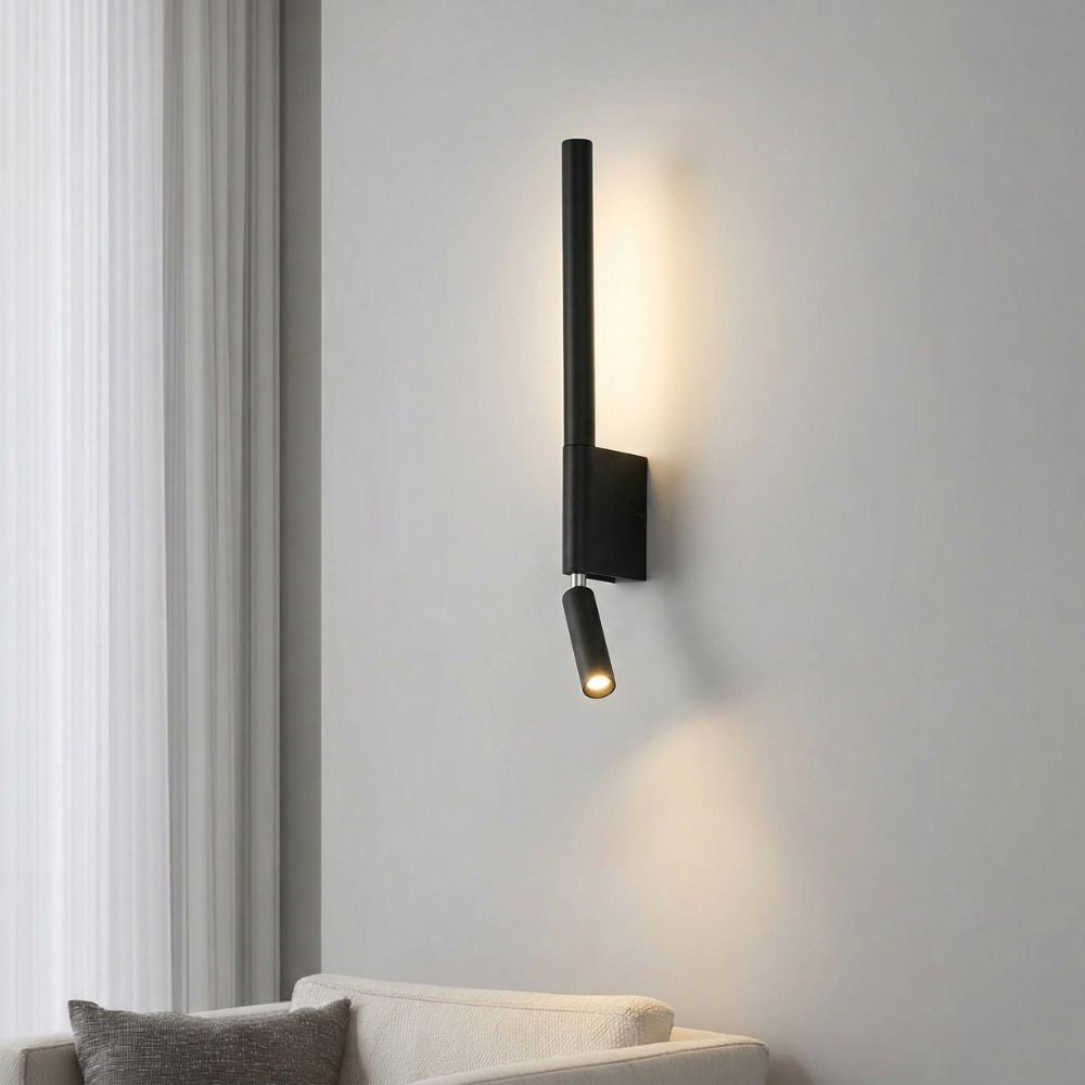 Nowoczesna lampa ścienna LED z podwójnym strumieniem światła