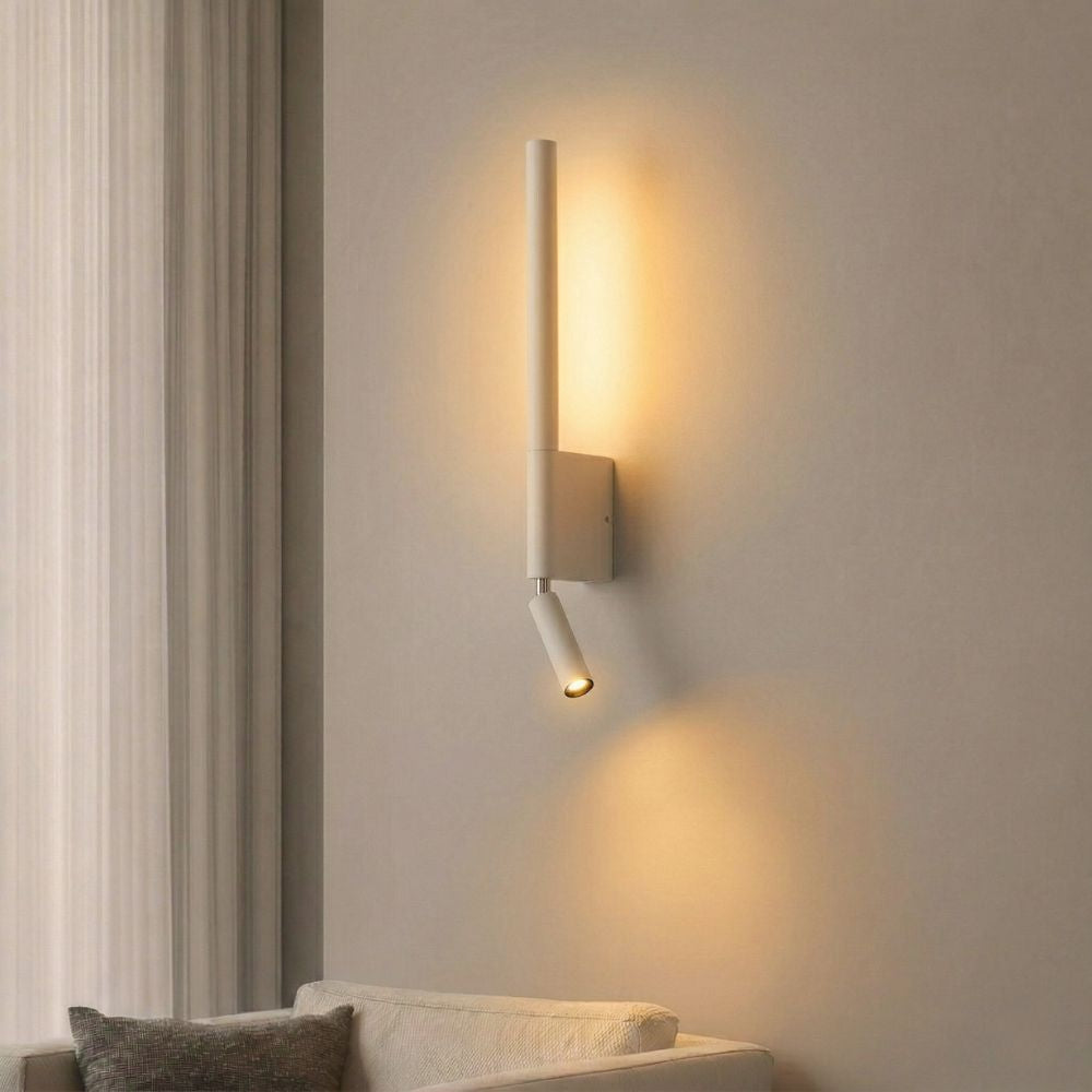 Nowoczesna lampa ścienna LED z podwójnym strumieniem światła