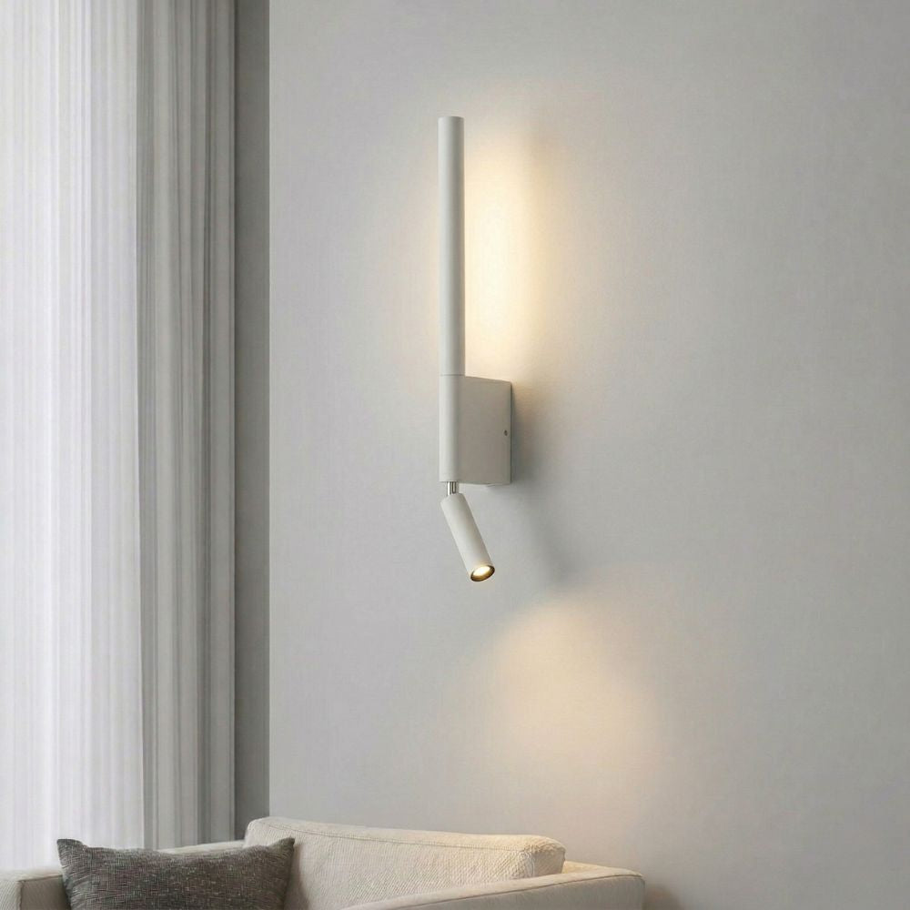 Nowoczesna lampa ścienna LED z podwójnym strumieniem światła