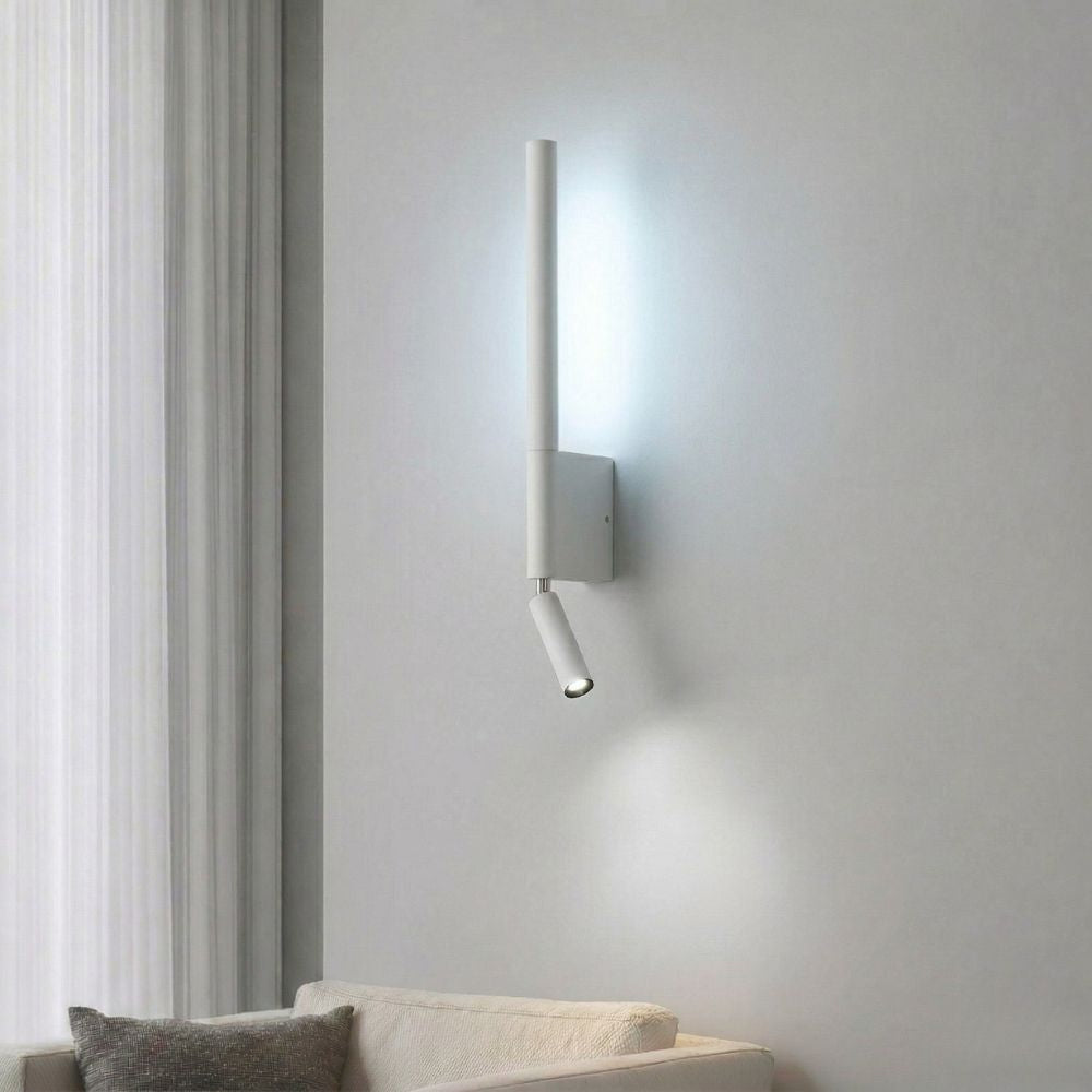 Nowoczesna lampa ścienna LED z podwójnym strumieniem światła