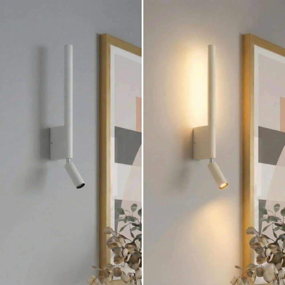 Nowoczesna lampa ścienna LED z podwójnym strumieniem światła