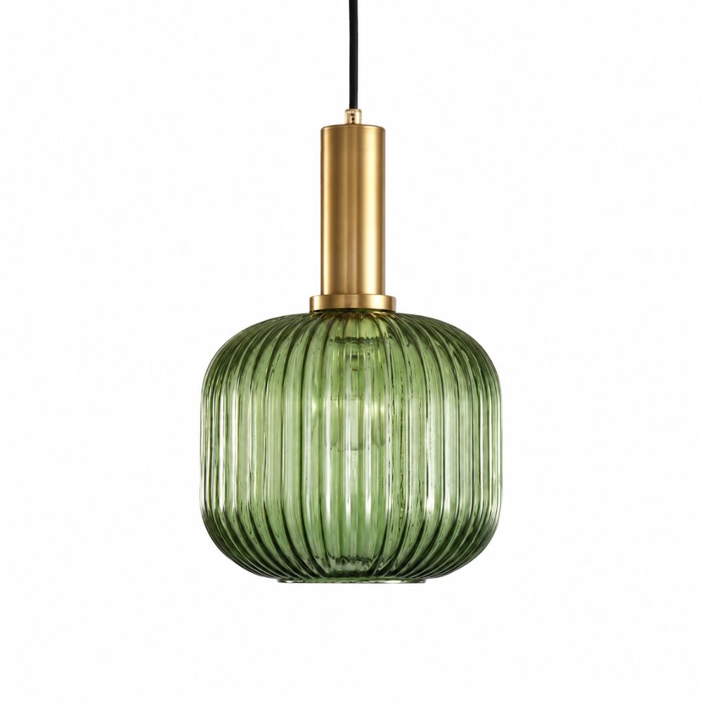 Regulowana lampa wisząca z kamienia i drewna