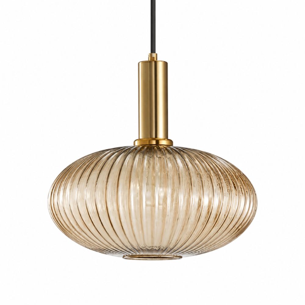 Regulowana lampa wisząca z kamienia i drewna