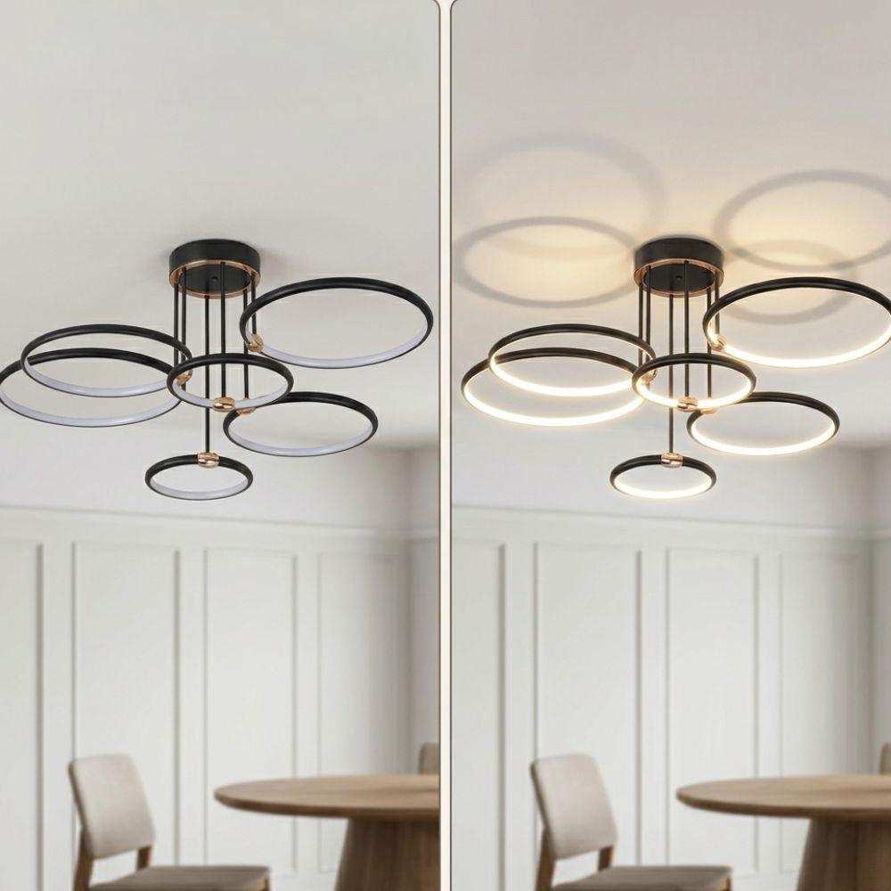 Pierścieniowa lampa sufitowa LED