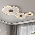 Nowoczesna lampa sufitowa LED w kształcie liścia lotosu