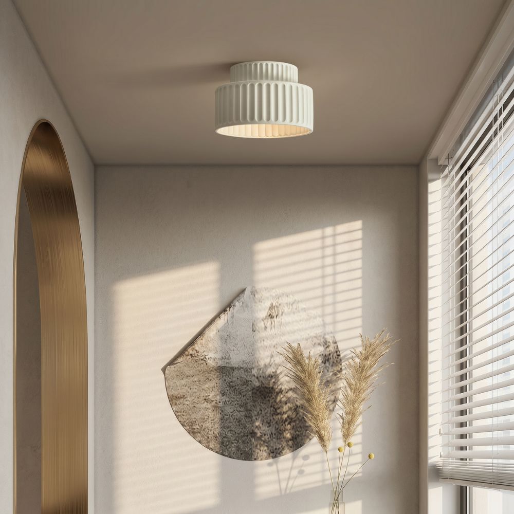 Lampa sufitowa wabi sabi flush mount