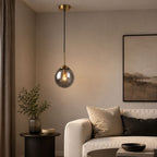 Nordycka szklana lampa wisząca LED