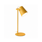 Nowoczesna skandynawska metalowa lampa biurkowa