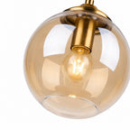 Nordycka szklana lampa wisząca LED