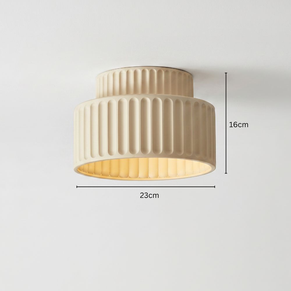 Lampa sufitowa wabi sabi flush mount