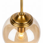 Nordycka szklana lampa wisząca LED