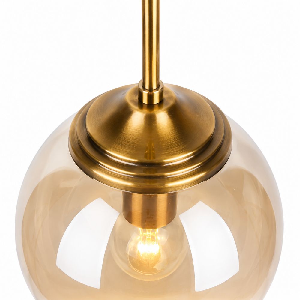 Nordycka szklana lampa wisząca LED