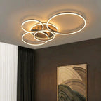 Lampa Sufitowa LED Czarna do Salonu