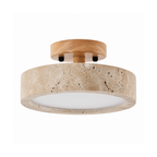 Lampa sufitowa LED z trawertynu Wabi Sabi