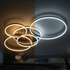 Lampa Sufitowa LED Czarna do Salonu