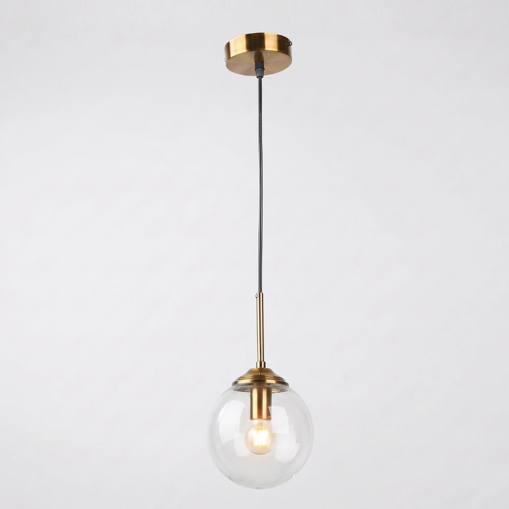 Nordycka szklana lampa wisząca LED