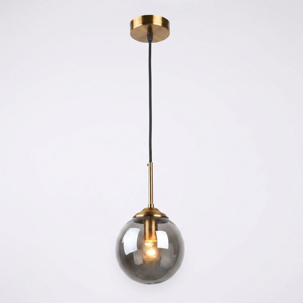 Nordycka szklana lampa wisząca LED