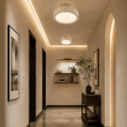 Lampa sufitowa LED z trawertynu Wabi Sabi