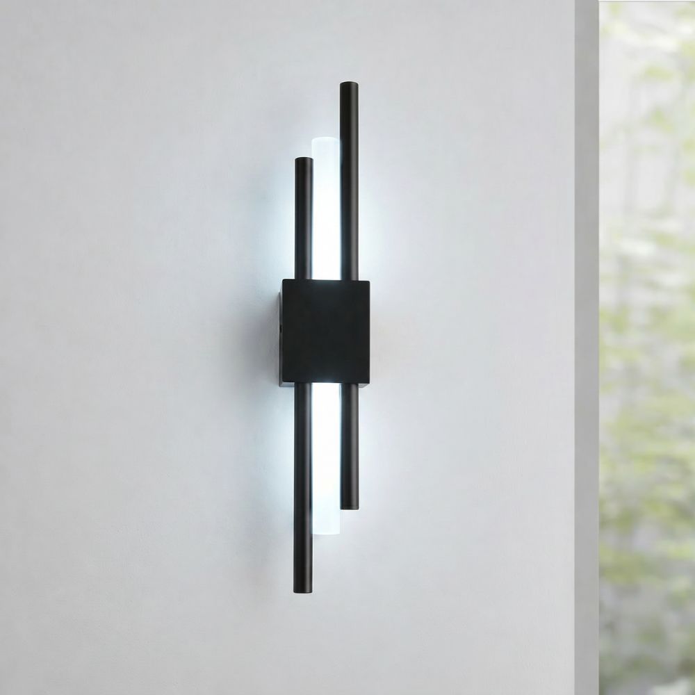 Nowoczesna Lampa Ścienna LED z Metalową Ramą