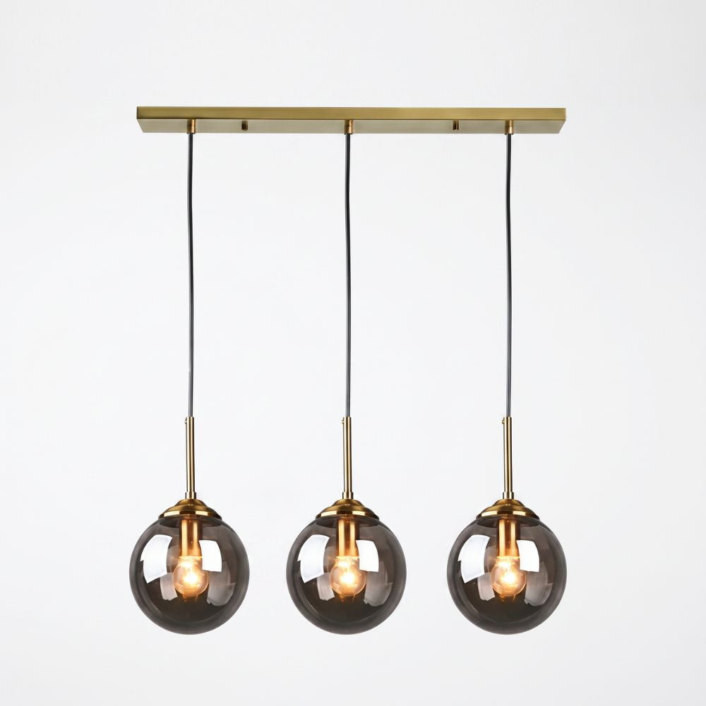 Nordycka szklana lampa wisząca LED
